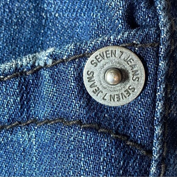 Seven 7 Straight Leg Jeans Size 38 - Picture 11 of 16